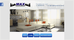 Desktop Screenshot of max-nieruchomosci.pl